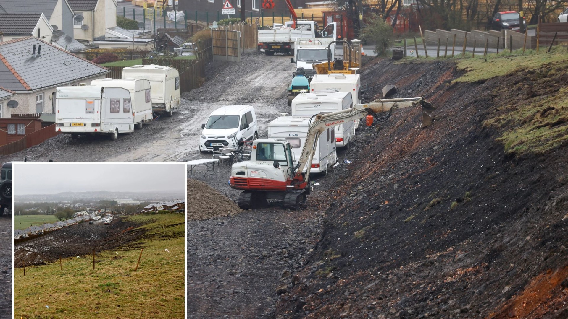 We’re fuming after hill behind our homes was completely bulldozed for caravans – and fear it could trigger huge landslip [Video]