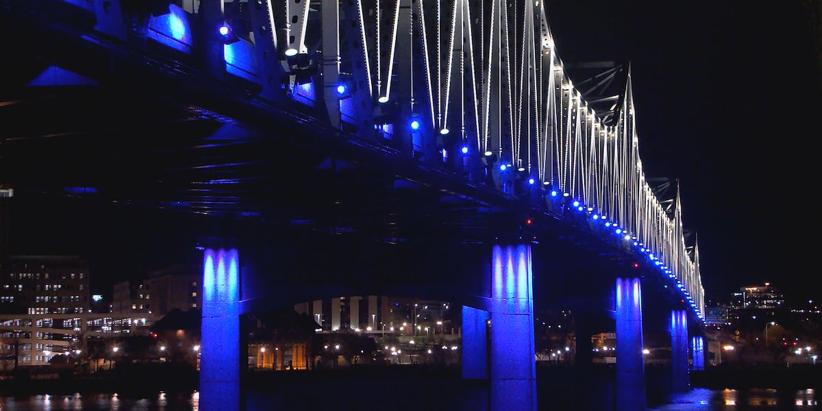 Murray Baker Bridge lit up in purple in honor of organ donors [Video]