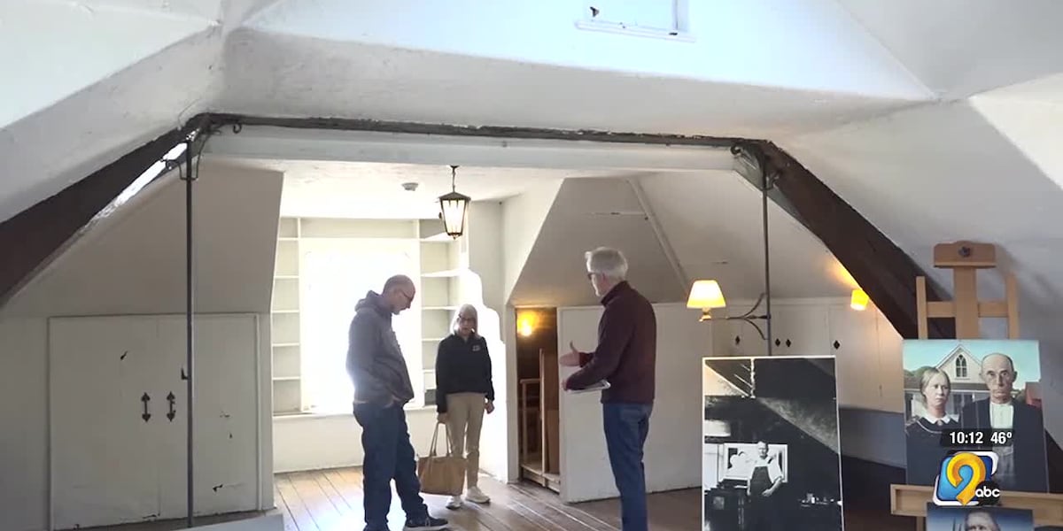 Historic Grant Wood Studio opens for 2024 [Video]