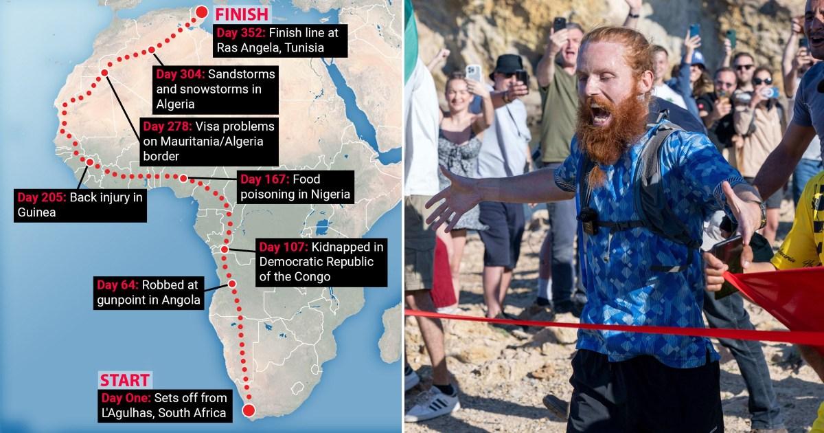 ‘Hardest Geezer’ map shows gruelling 10,000 mile challenge he took on | World News [Video]