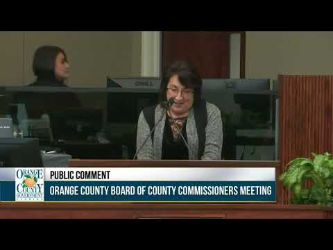 Speaking up for medical debt relief at Orange County Commission Meeting [Video]