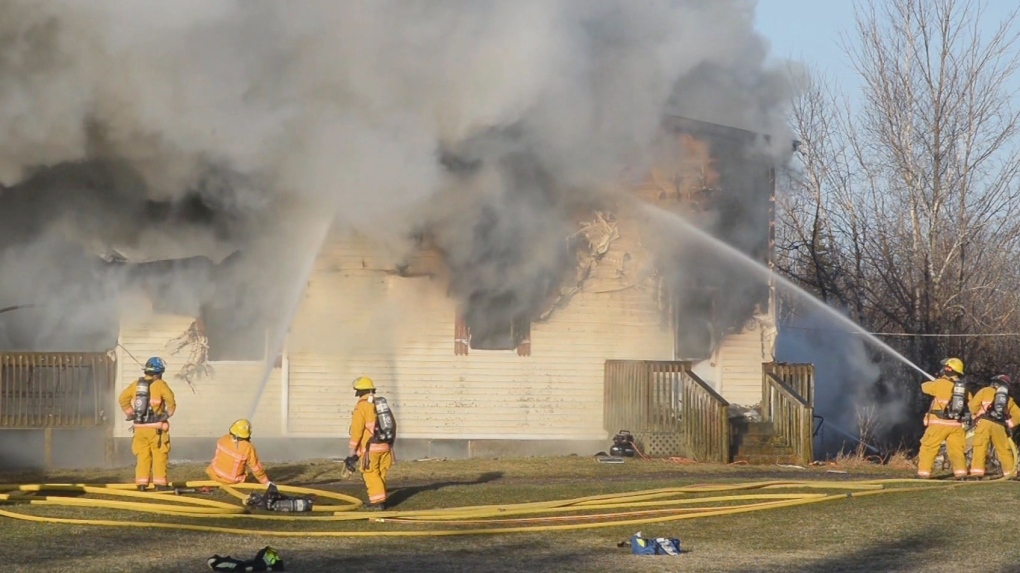N.S. news: Fire destroys home, hospitalizes two [Video]