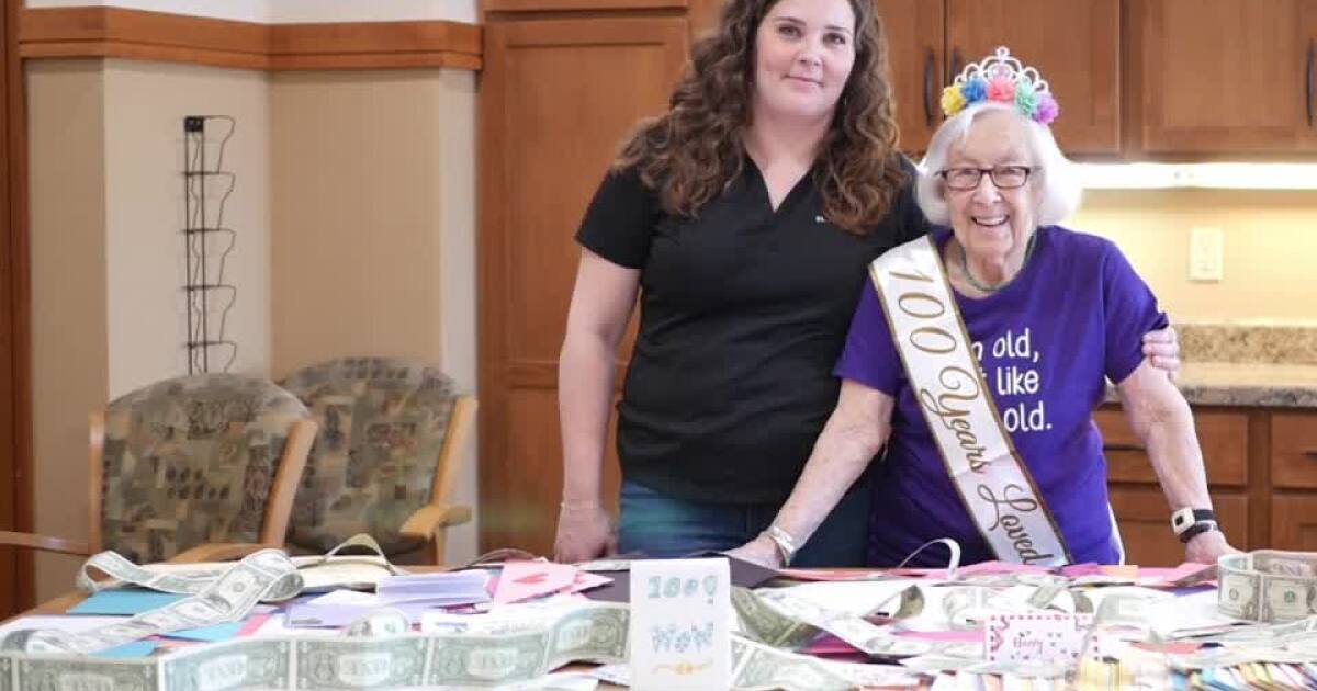 100-year-old Laurel woman receives nearly 400 birthday cards from around globe [Video]