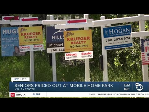 Seniors priced out at mobile home park [Video]