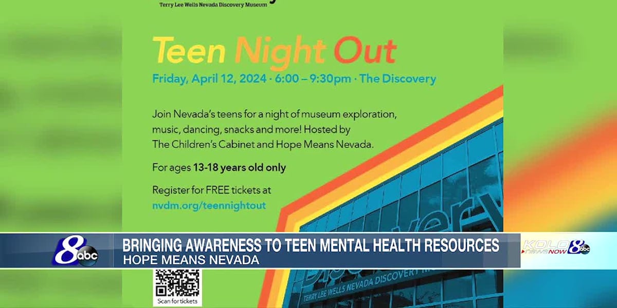 Hope Means Nevada is hosting an event to raise awareness for mental health resources for teens [Video]