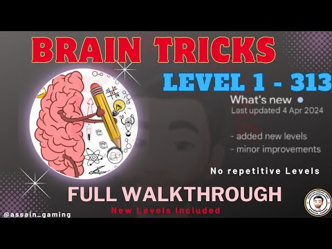 Brain Tricks : Brain Games || All Level 1-313 [No Commentary] [New Levels] [Video]