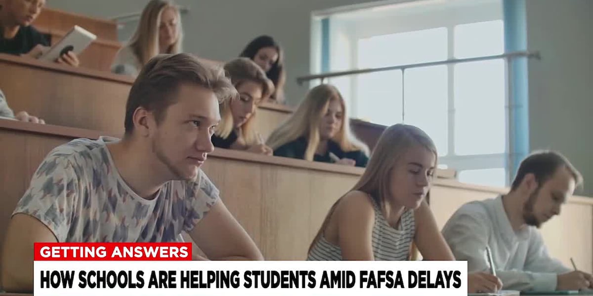 Families scrambling, schools adjusting amid FAFSA-related delays [Video]