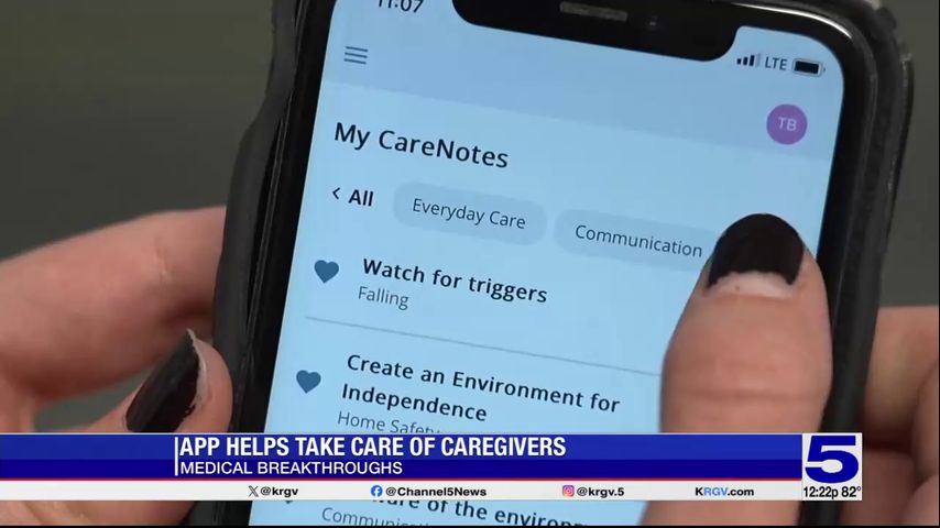 Medical Breakthroughs: New app helping taking care of caregivers [Video]