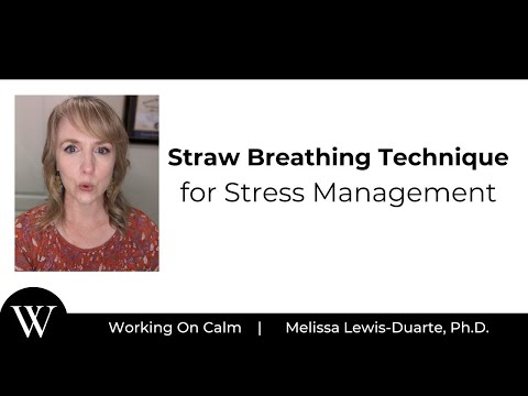 Straw Breathing Technique for Stress Management [Video]