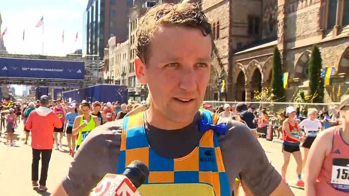 Patrick Clancy, father of 3 slain children, completes Boston Marathon in their honor [Video]