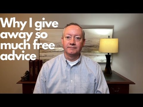 Why I give away so much free advice | Estate Planning Attorney John P. Farrell [Video]