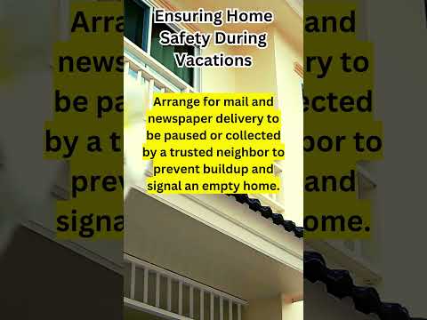 HOME SAFETY DURING VACATIONS [Video]