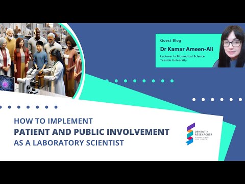 Dr Kamar Ameen-Ali – Implementing Patient & Public Involvement as a lab scientist [Video]