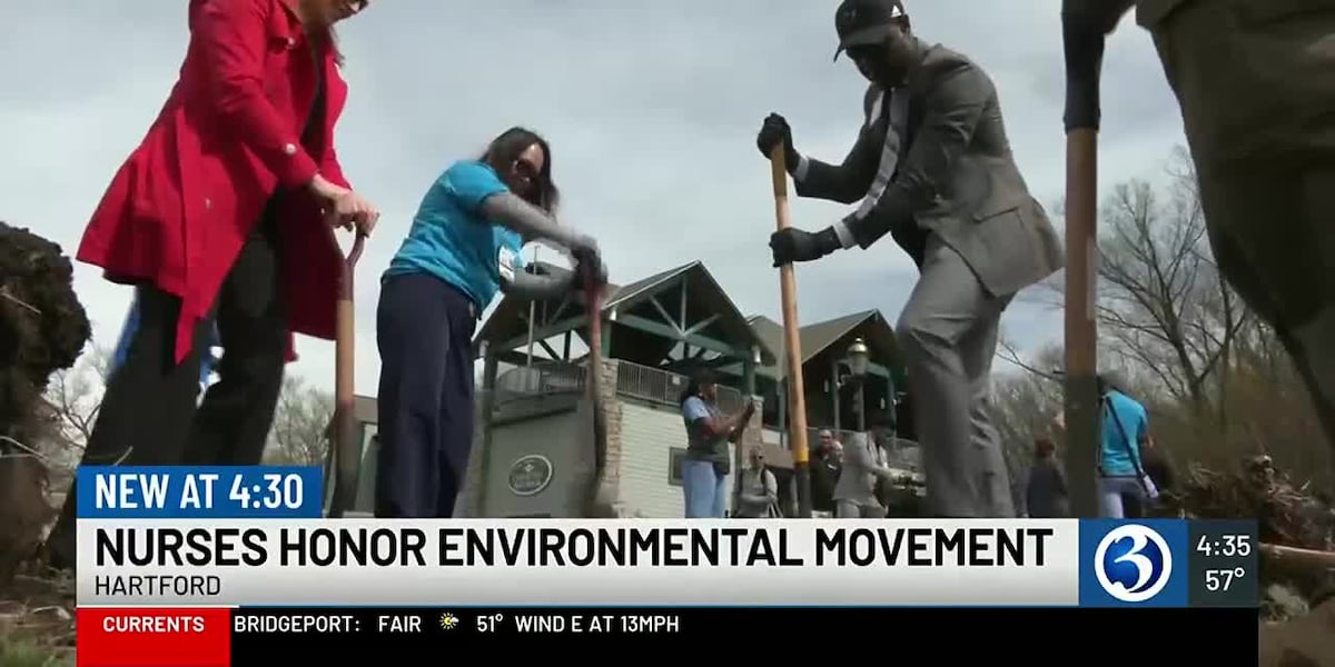 Hartford Healthcare workers plant trees ahead of Earth Day [Video]