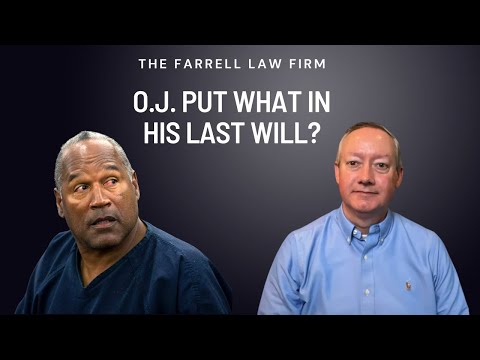 O.J. Simpson didn’t have a typical Last Will and Testament | Analysis by Estate Planning Attorney [Video]
