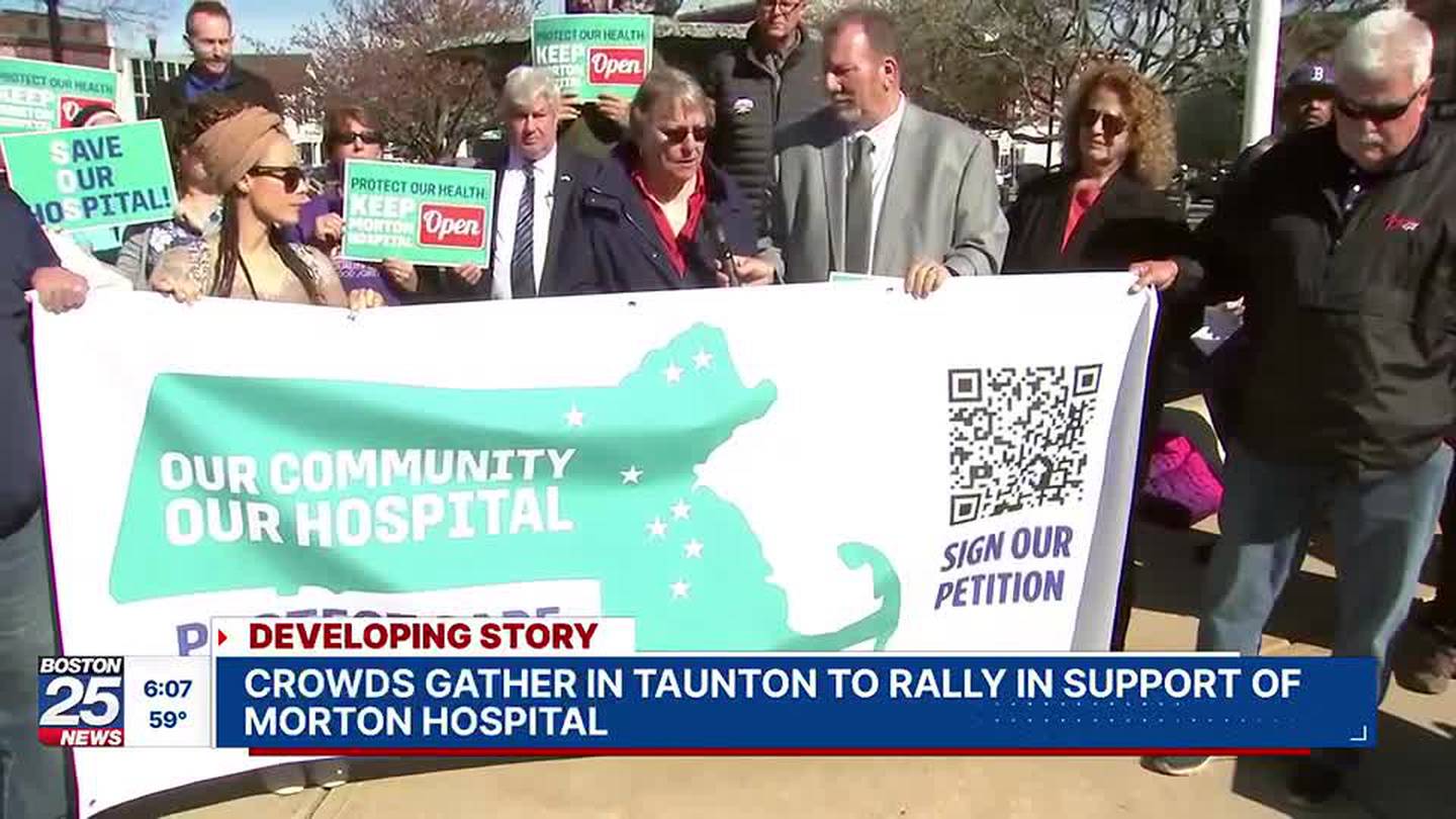 Crowds gather in Taunton to rally in support of Morton Hospital amid Steward Healthcare crisis  Boston 25 News [Video]