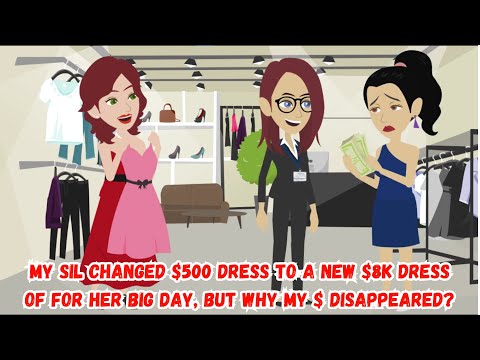 My SIL changed $500 dress to a new $8k dress of for her big day, but why my $ disappeared? [Video]