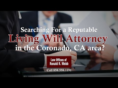 Living Will Attorney in Coronado, CA – Some FAQs [Video]