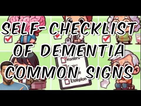 Self-Checklist for Dementia Common Signs! [Free & Easy-to-Use ] [Video]