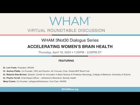 Accelerating Women’s Brain Health in 3Not30 [Video]