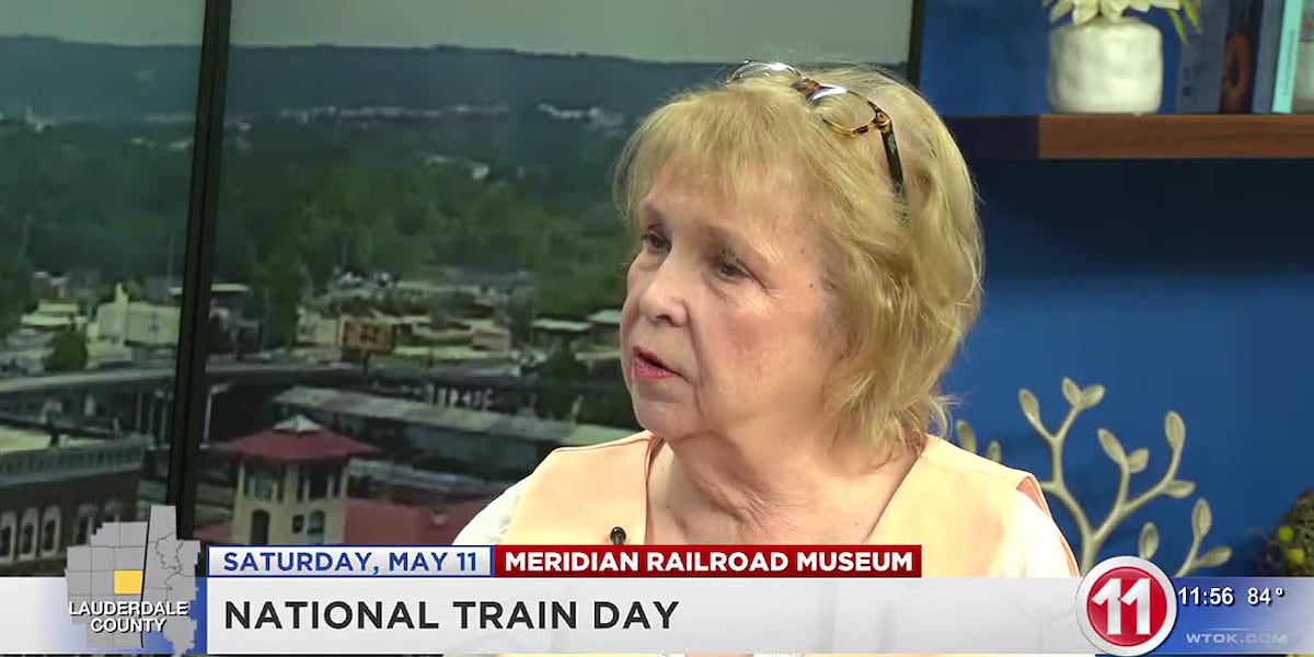 National Train Day observed Saturday, May 11, at Meridian Railroad Museum [Video]