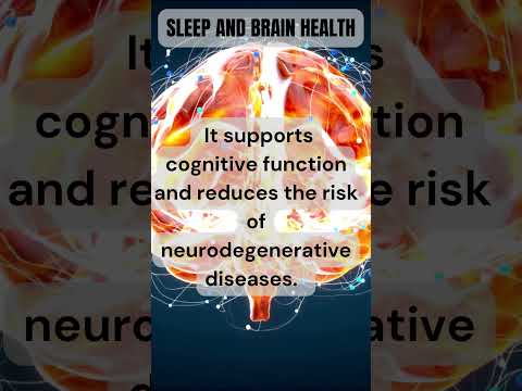 Deep sleep facilitates brain detoxification, removing harmful waste products.#cognitivefunction [Video]