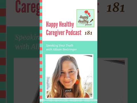 Family caregiver Allison Breininger talks about owning our caregiving truths. @negspacelife [Video]