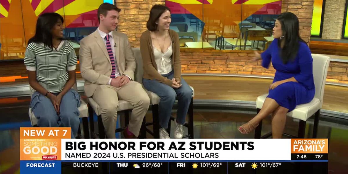 3 students honored as 2024 U.S. Presidential Scholars [Video]