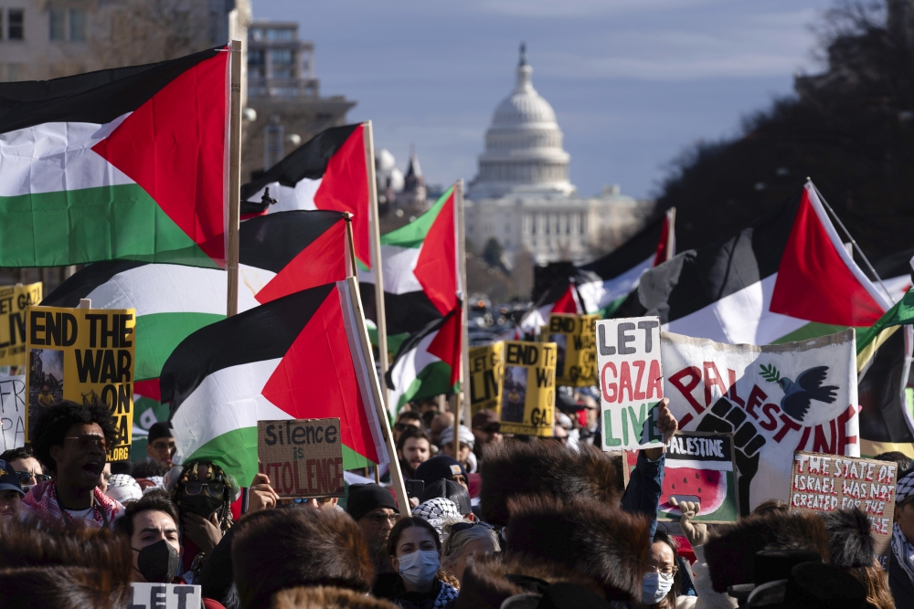 Thousands expected to rally on National Mall in support of Palestinian rights [Video]