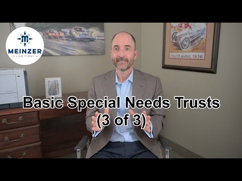 Basic Special Needs Trusts 3 [Video]