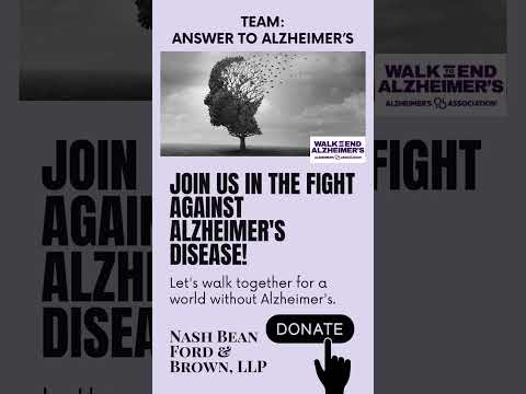 Join us in the fight against Alzheimer’s disease! [Video]