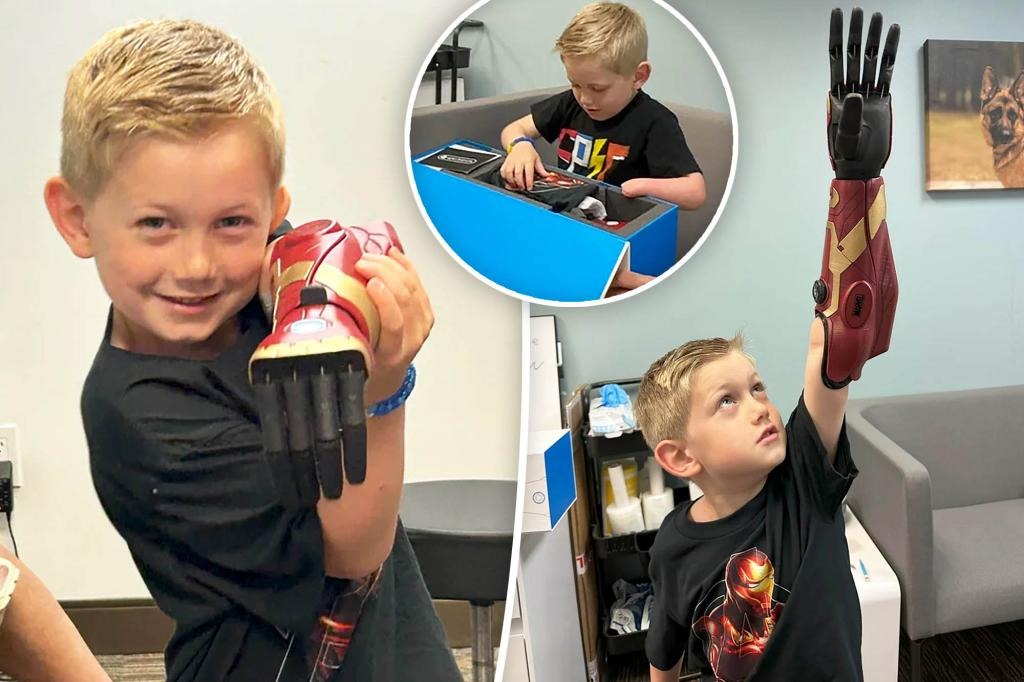 Who is Jordan Marotta? 5-year-old US boy Born with One Hand, Becomes the Youngest to Get ‘Iron Man’ High-tech Bionic Arm [Video]