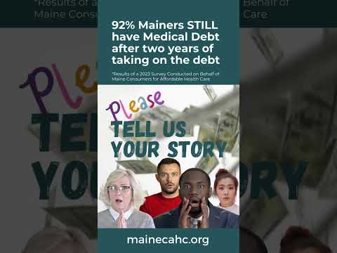 92% of Mainers who took on debt after two years still have the debt.  [Video]