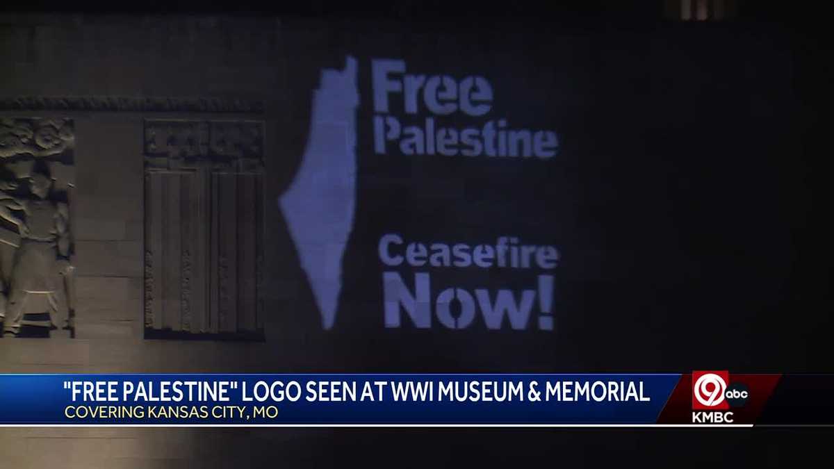 “Free Palestine” projected onto National WWI Memorial in Kansas City [Video]