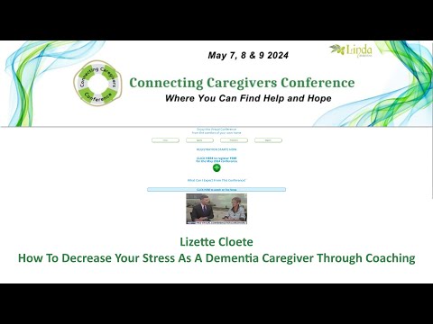 Lizette Cloete –  How To Decrease Your Stress As A Dementia Caregiver Through Coaching [Video]