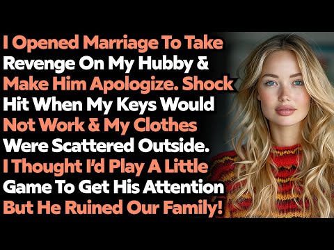 I Opened My Marriage To Legally Cheat On My Husband But He Threw Me Out On The Curb. Sad Audio Story [Video]