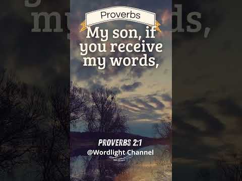 Seeking Wisdom: Understanding Proverbs 2:1 [Video]
