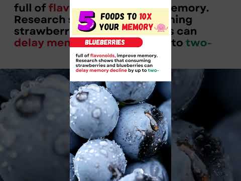 Top 5 Foods to Boost Your Memory | Brain Foods | Brain Health | Dementia [Video]