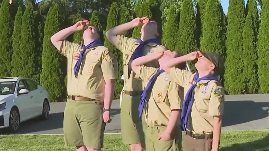 Berkeley County Boy Scout troop retires American flag for community day of service [Video]