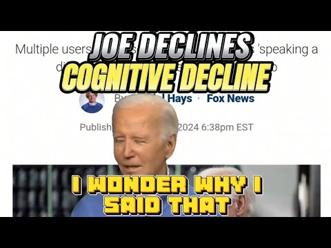 Unveiling 🇺🇸 The Verbal Maze : Biden’s Cognitive Decline Exposed [Video]