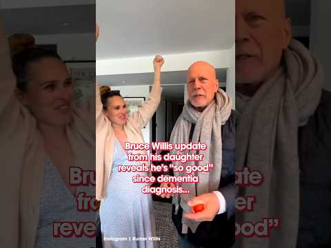 Bruce Willis update from his daughter reveals he’s “so good” since dementia diagnosis [Video]