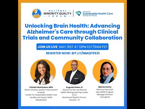 Unlocking Brain Health: Advancing Alzheimer’s Care through Clinical Trials & Community Collaboration [Video]