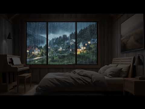 Satisfying Rain Sounds for Stress Reduction – Relax and Sleep Soundly in Your Comfortable Bedroom [Video]