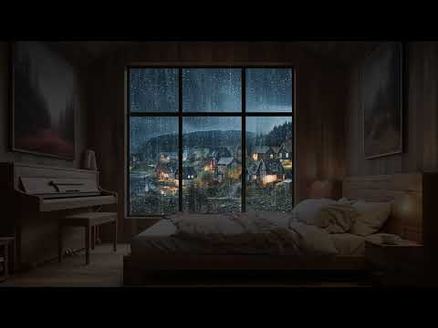 Soothing Rain Sounds for Stress Reduction – Relax and Sleep Deeply in Your Comfortable Bedroom [Video]