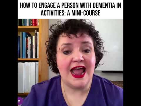 How To Engage A Person With Dementia In Activities [Video]