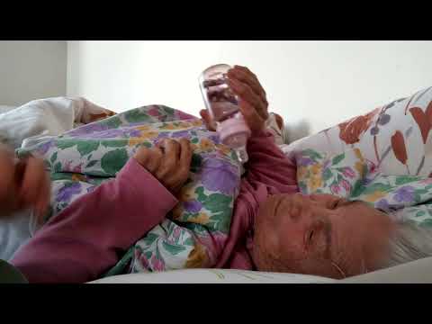 Refusing fluid intake (vascular dementia advanced) [Video]