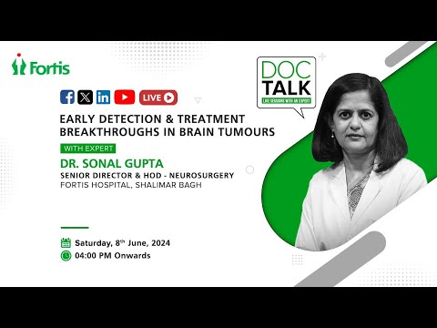 Dr. Sonal Gupta on “Early Detection & Treatment Breakthroughs in Brain Tumours” [Video]