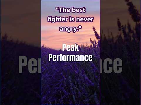 Art of Tao Peak Performance Calm is your Super Power #philosophy  #peakperformance  [Video]