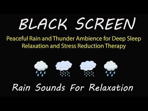 Peaceful Rain and Thunder Ambience for Deep Sleep | Relaxation and Stress Reduction Therapy [Video]