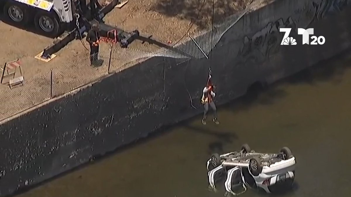 Elderly woman rescued after car flies into channel in Pacific Beach  NBC 7 San Diego [Video]